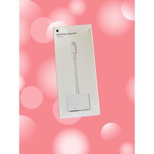 MD826AM/A APPLE LIGHTNING DIGITAL AV TO HDMI ADAPTER GENUINE APPLE SEALED - NEW